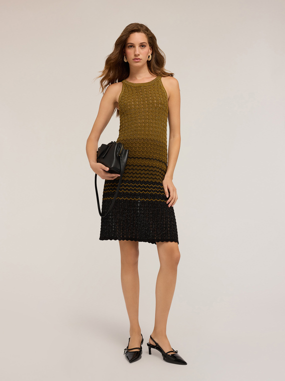 Short knitted dress