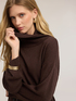 Oversized striped knit dress image number 3
