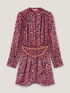 Kurzes Kleid aus Satin mit Leopardenmuster image number 3