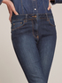 Jean kick flare Lily Rose high waist image number 3