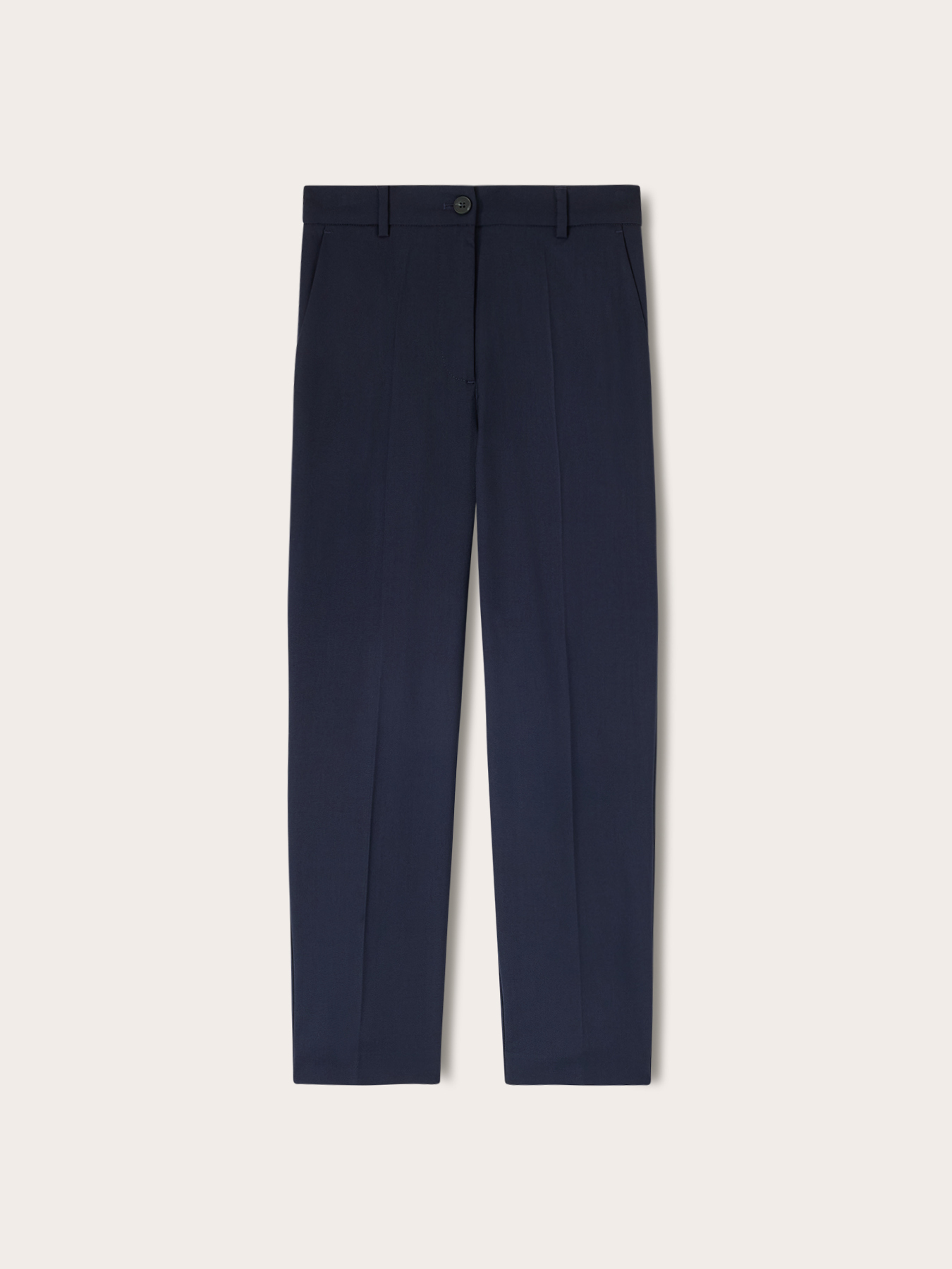 Pantalon regular en cady image number 4