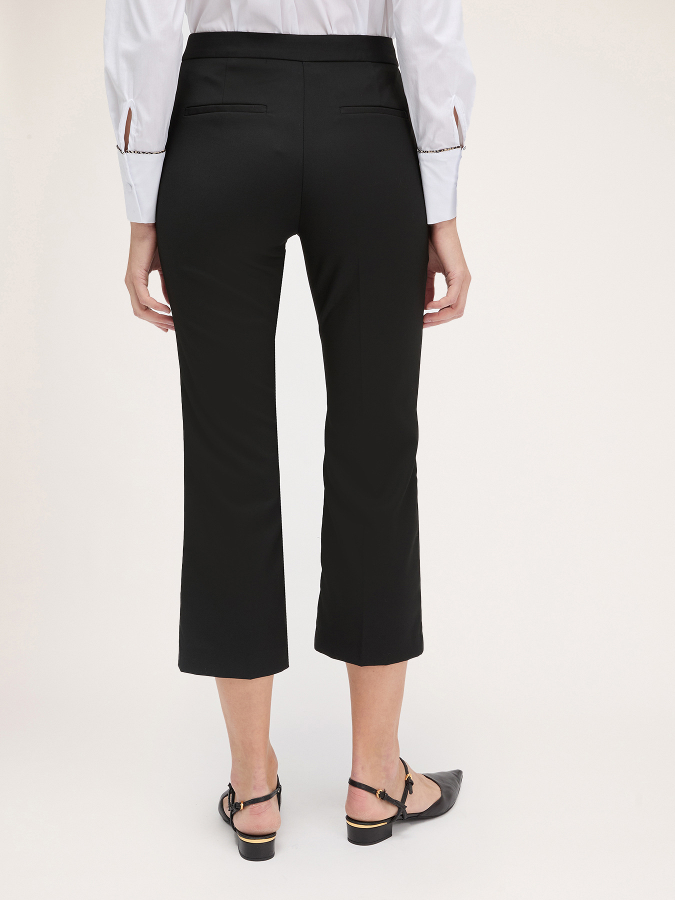 Kick-Flare-Hose aus Polyviskose image number 1