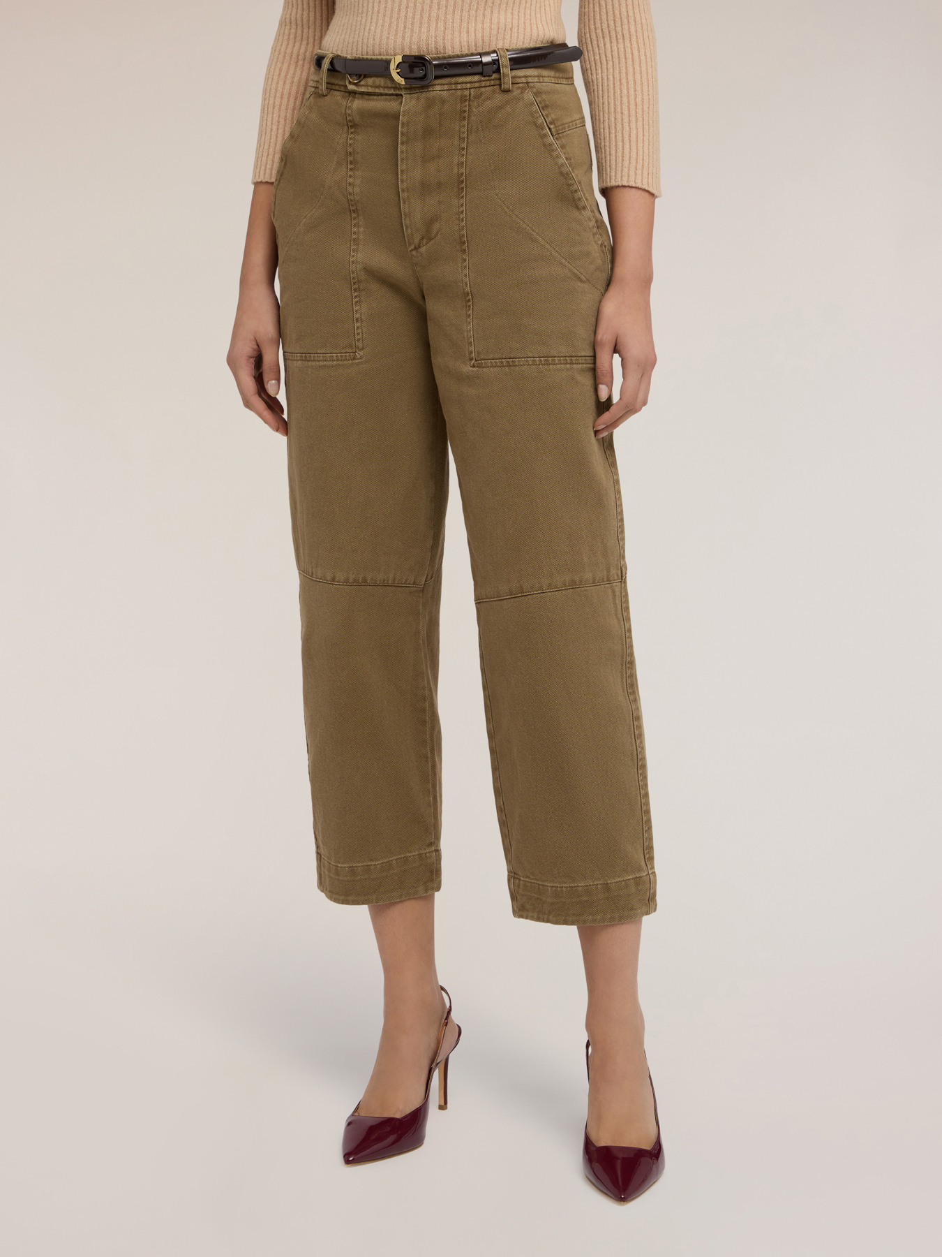 Cargo-Jeans aus verstärkter Baumwolle image number 2