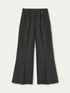 Wide-leg pinstriped trousers image number 3