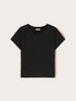 T-Shirt mit floralen Verarbeitungen image number 4