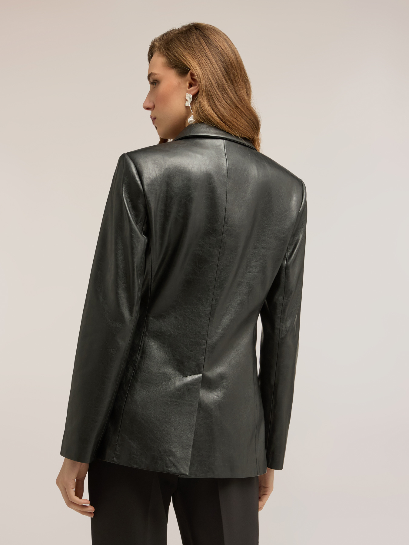 Giacca blazer doppiopetto con revers image number 1