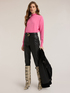 Gerippter Rollkragenpullover aus Viskose image number 3