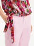 Bluse aus Satin mit chinesischem Blumendruck image number 2