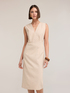 Striped linen blend sheath dress image number 2