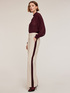 Palazzo trousers with side band image number 0
