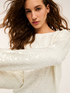 Cardigan aus Wollmischgewebe, mit all-over Pailetten-Besatz image number 0