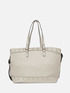 Shopping bag con borchie e castoni image number 0