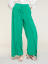 Viscose sarong-effect trousers image number 2