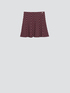 Short jacquard skirt image number 3