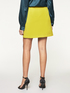 Solid colour short skirt with flap pockets image number 1