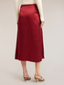 Draped satin skirt image number 1