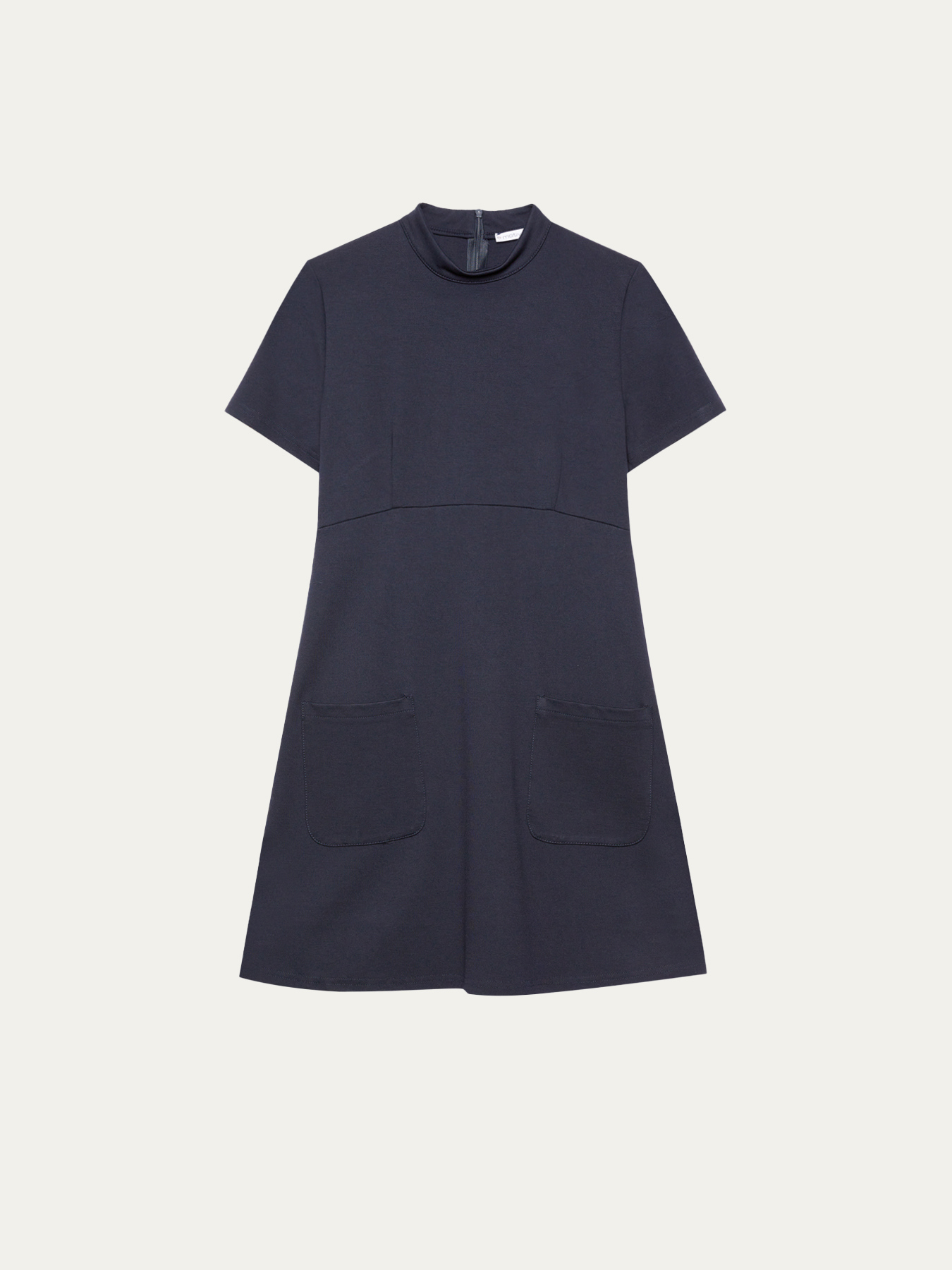 Vestito corto in punto milano image number 1