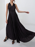 Long pleated dress image number 2