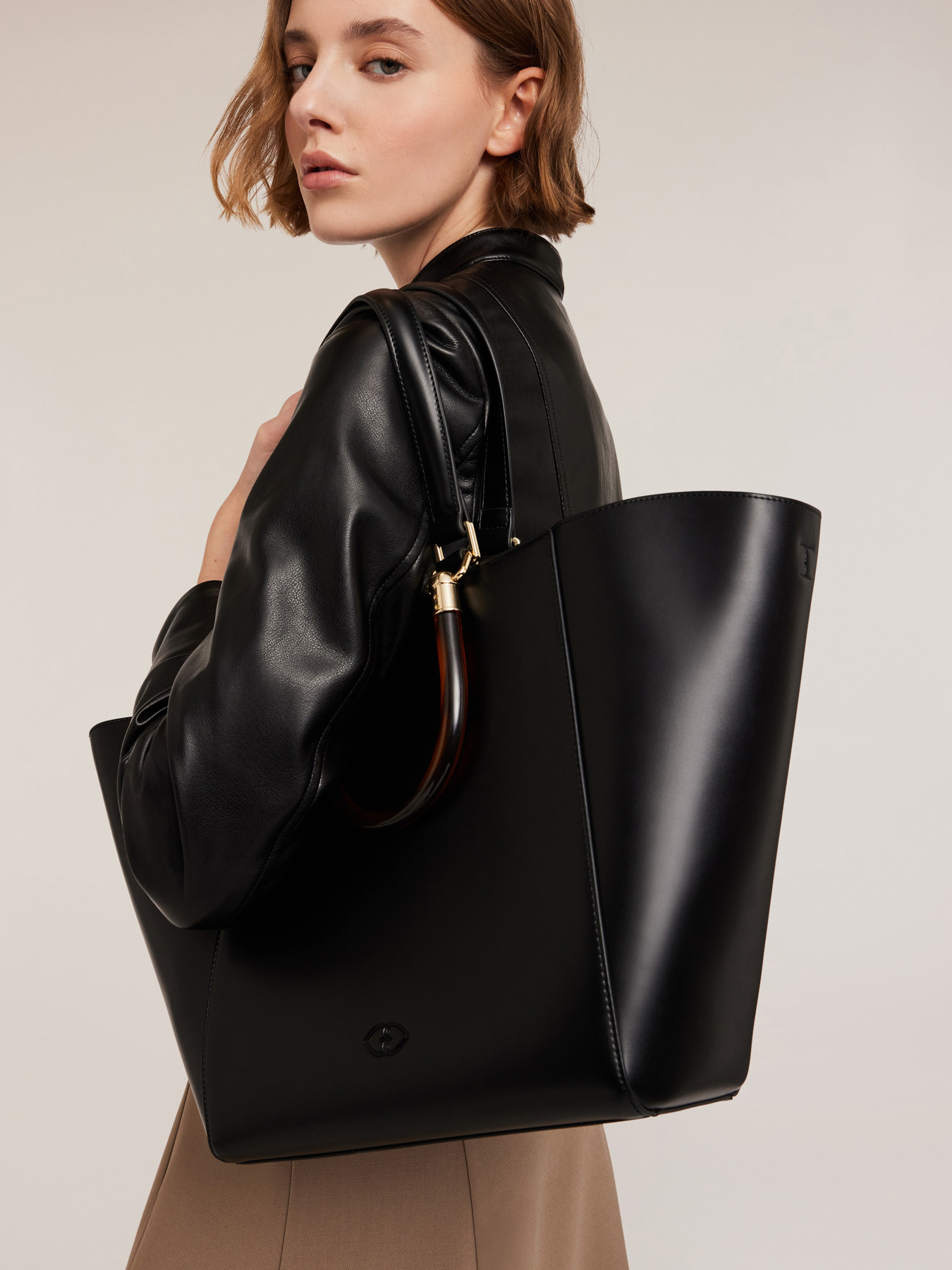 Shopping bag con doppi manici image number 2