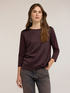 Two-tone T-shirt with three-quarter sleeves image number 0