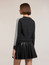 Color-block wool-silk blend sweater image number 1