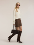 Pullover a trecce in lana image number 2