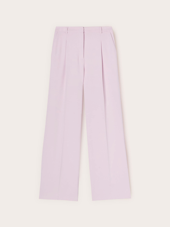 Palazzo pants in cr&ecirc;pe