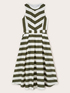 Striped midi dress image number 5