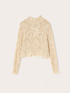 Dolcevita in maglia effetto pizzo image number 4