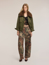 Bomber in nylon con collo removibile image number 2