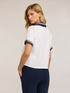 Polo shirt with striped edges image number 1