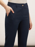 Linen-blend Capri trousers image number 3