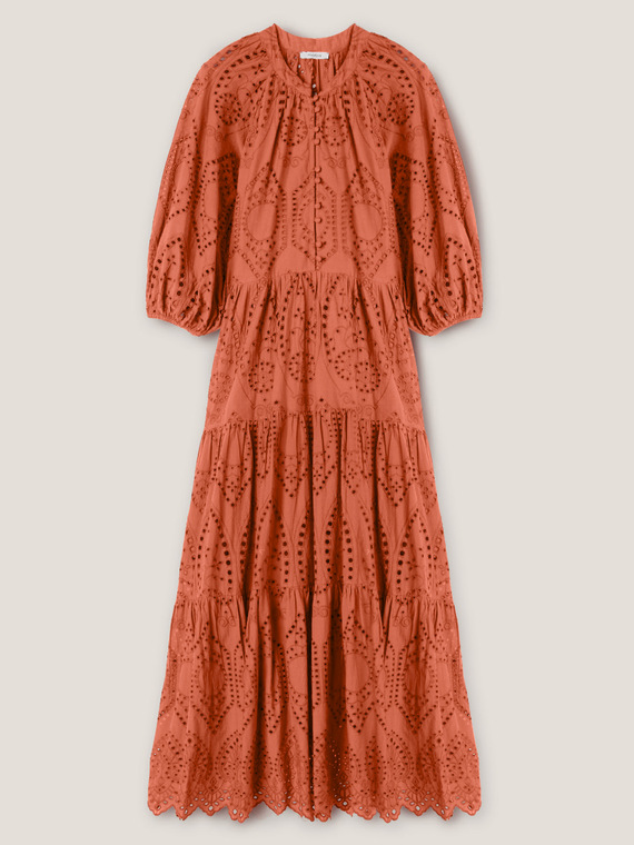 Broderie Anglaise oversized dress