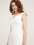 Elegant sheath dress with contrasting zip image number 2