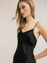 Langes Lingerie-Kleid aus Satin image number 3