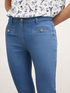 Pantalones flare con bolsillos image number 2