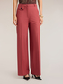 Fluid palazzo pants with pressed crease image number 2