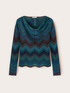 Pulover jacquard din viscoză cu lurex image number 4
