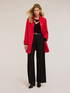 Manteau simple boutonnage en m&eacute;lange de viscose image number 0