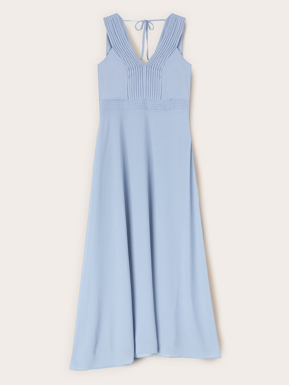 Long dress in georgette