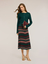 Short lace-effect knit cardigan image number 0