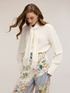 Georgette shirt with scarf image number 0