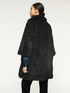 Cappotto a trapezio effetto astrakan image number 1