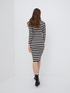 Striped knit dress image number 1