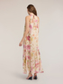 Maxi chiffon dress with print image number 1