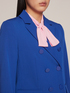 Double-breasted solid colour blazer image number 2