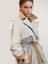 Long double-breasted trench coat image number 2