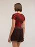 Gestreiftes T-Shirt aus Jersey-Mix mit Lurex image number 1