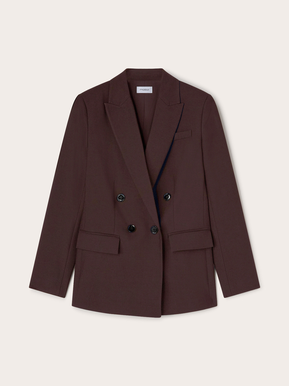 Blazer crois&eacute; sur mesure