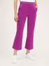 Solid colour kick flare trousers image number 0